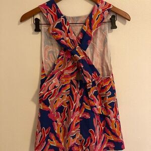 ‎Southern frock coral print top